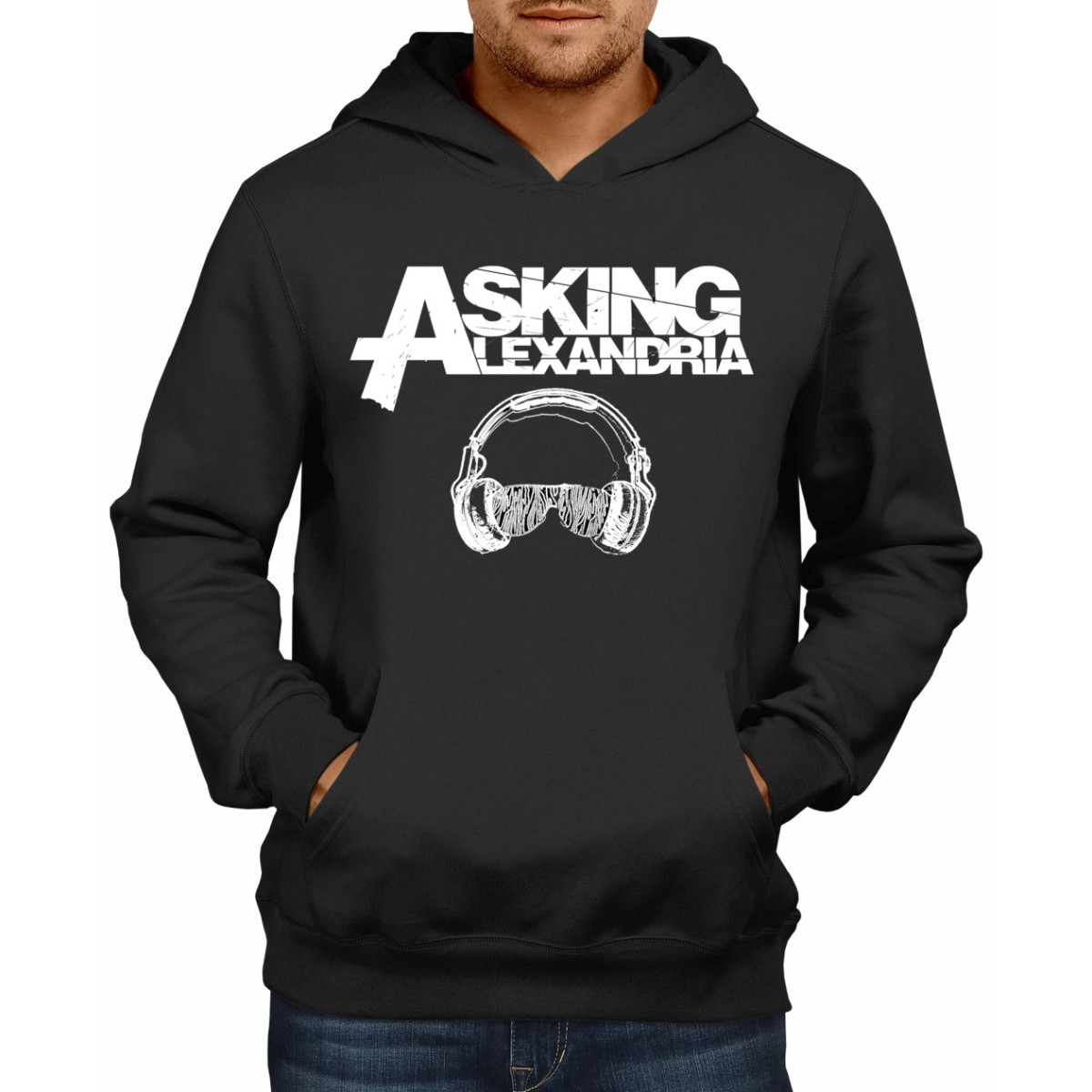 Rockwear Brasil - Moletom Asking Alexandria Rockwear Preto
