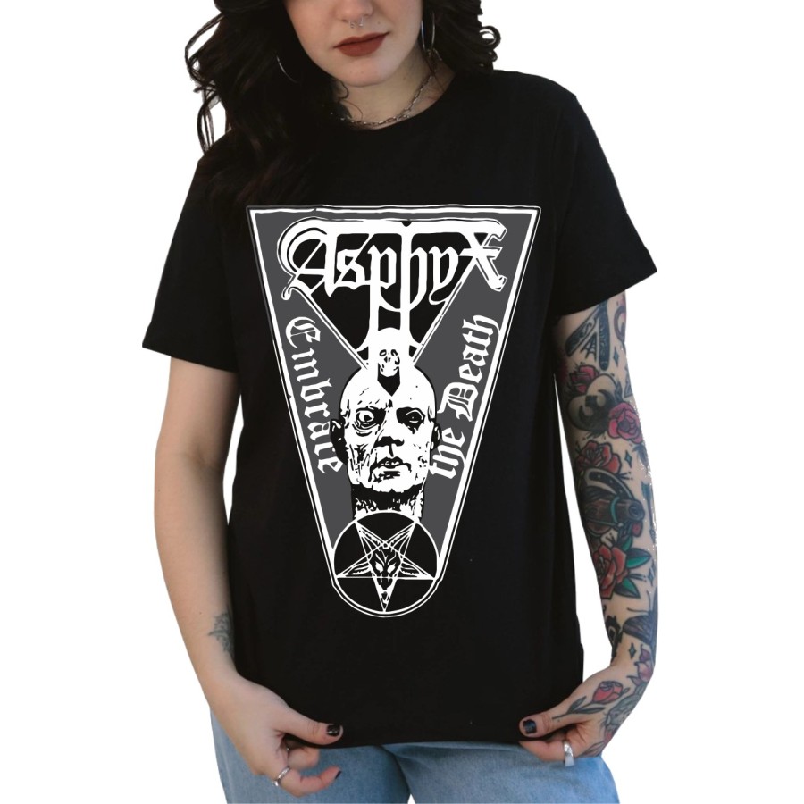 Rockwear Brasil - Baby look Asphyx Rockwear Preta