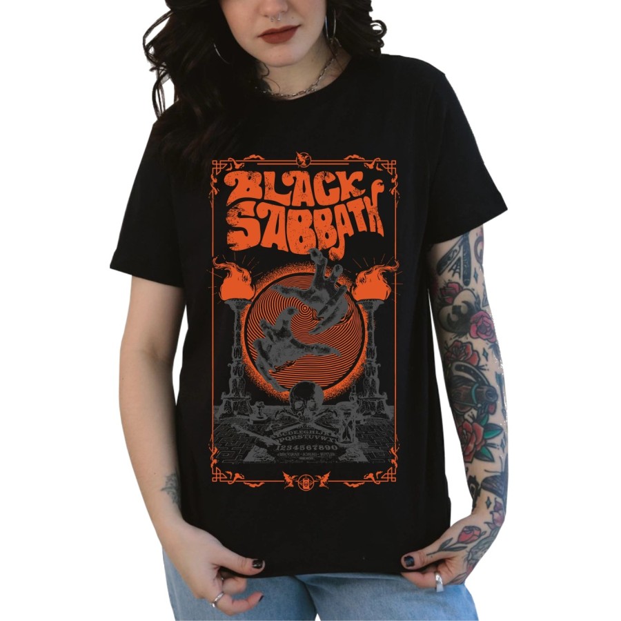 Rockwear Brasil - Baby look Black Sabbath 6 Rockwear Preta
