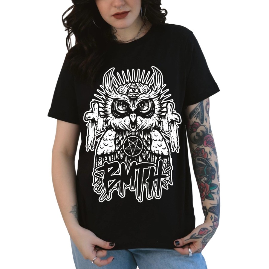 Rockwear Brasil - Baby look Bring Me The Horizon Rockwear Preta