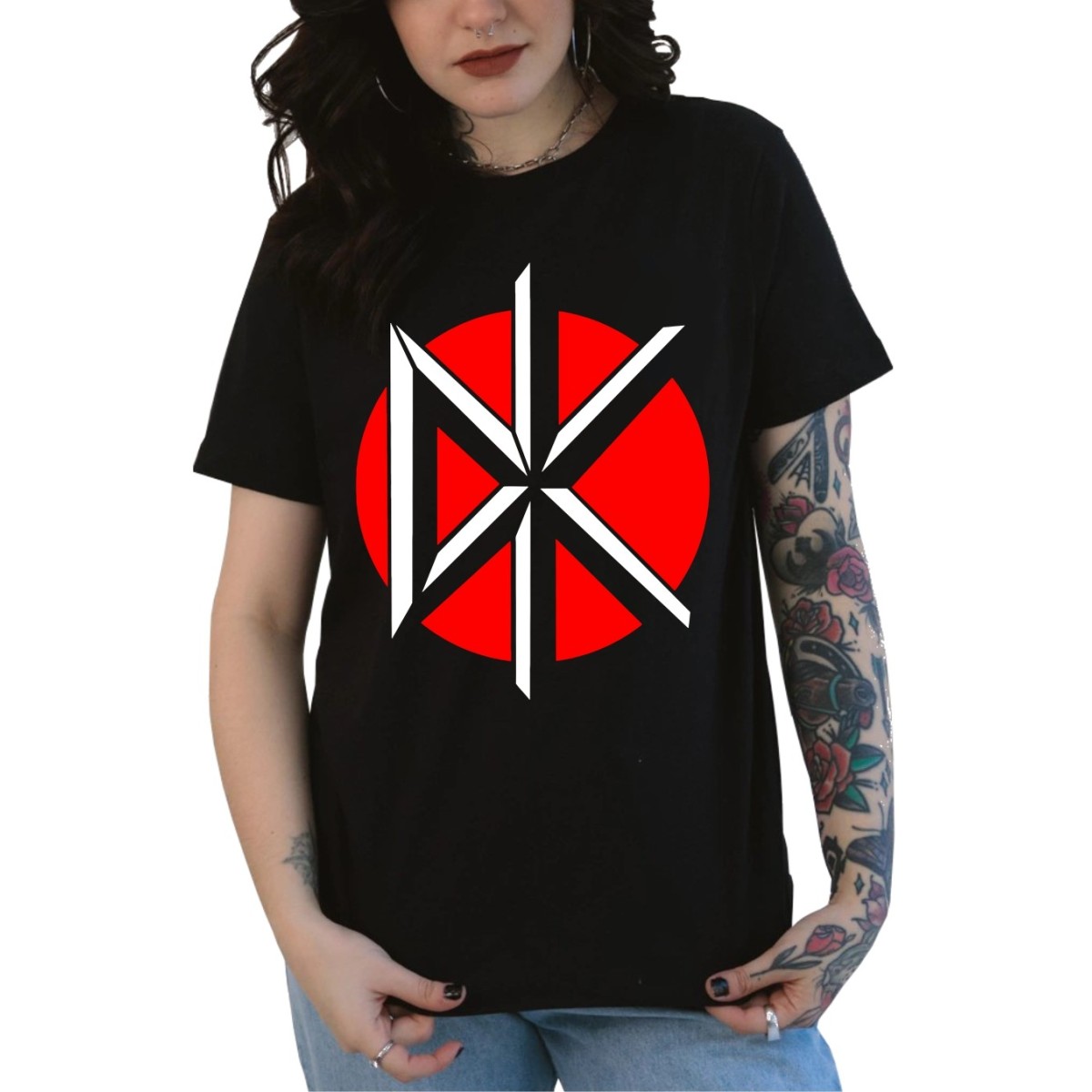 Rockwear Brasil - Baby look Dead Kennedys Rockwear Preta