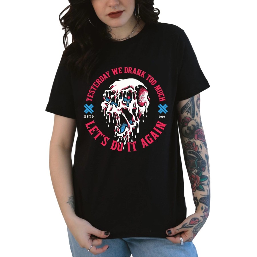 Rockwear Brasil - Baby look Electric Callboy Rockwear Preta
