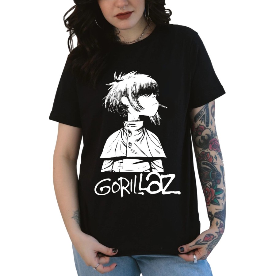 Rockwear Brasil - Baby look Gorillaz Rockwear Preta