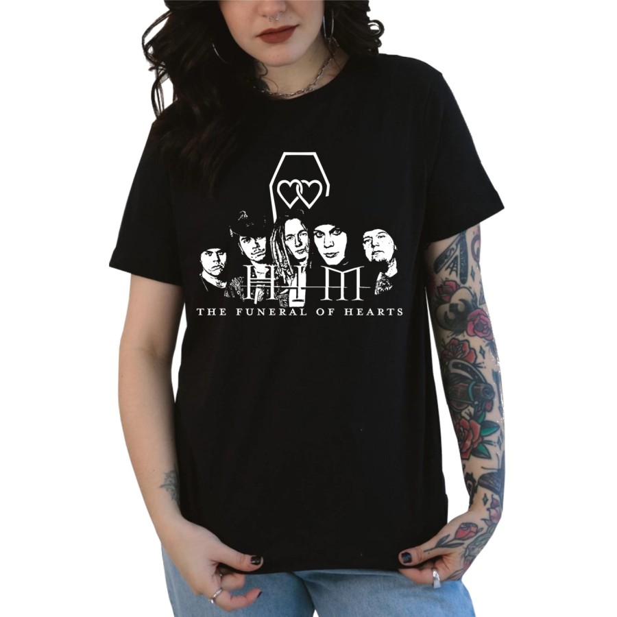 Rockwear Brasil - Baby look HIM Rockwear Preta