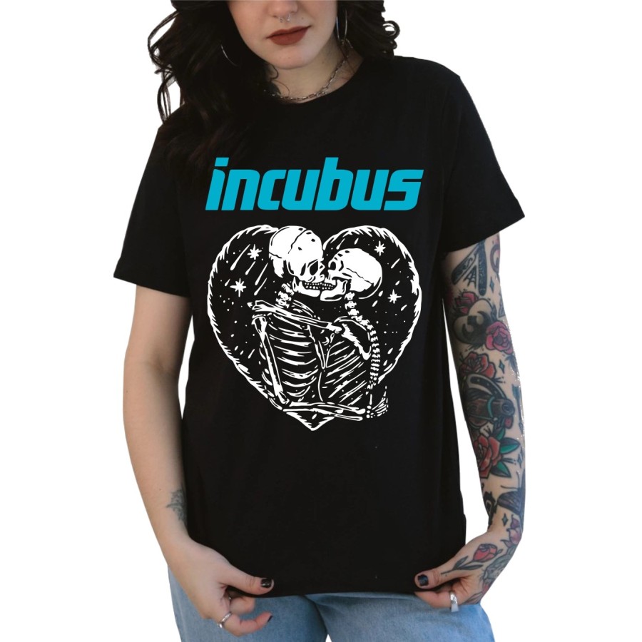 Rockwear Brasil - Baby look Incubus 2 Rockwear Preta