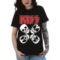 Rockwear Brasil - Baby look KISS 3 Rockwear Preta
