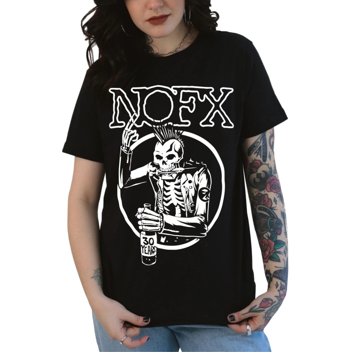 Rockwear Brasil - Baby look NOFX Rockwear Preta