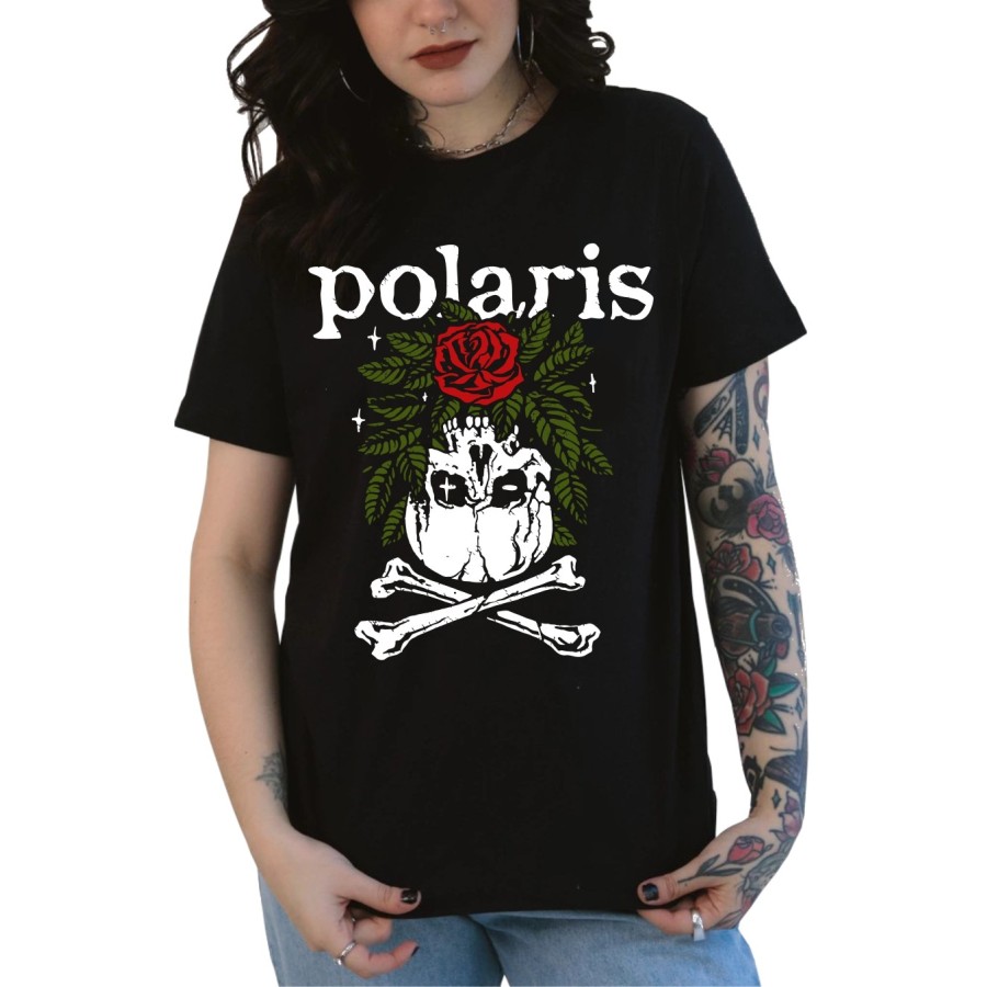Rockwear Brasil - Baby look Polaris 2 Rockwear Preta