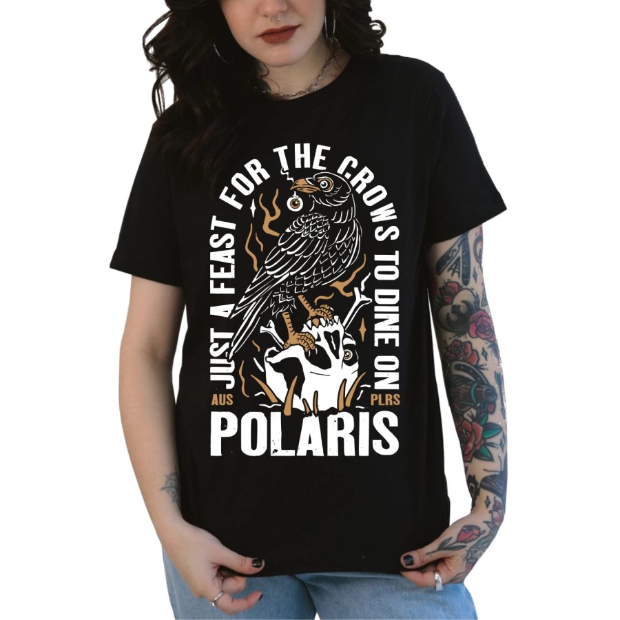 Rockwear Brasil - Baby look Polaris 3 Rockwear Preta