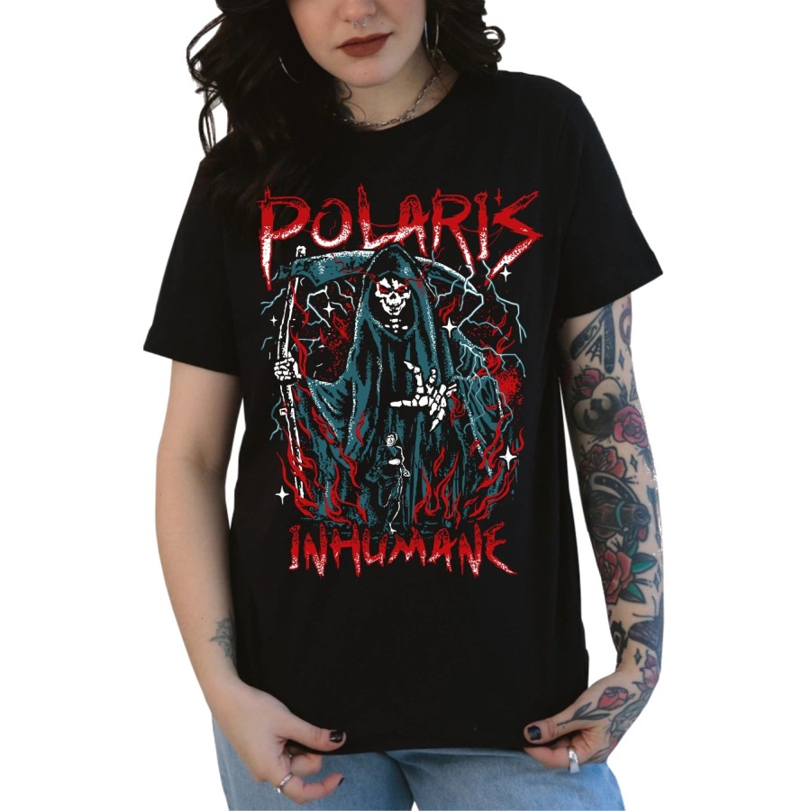 Rockwear Brasil - Baby look Polaris 4 Rockwear Preta