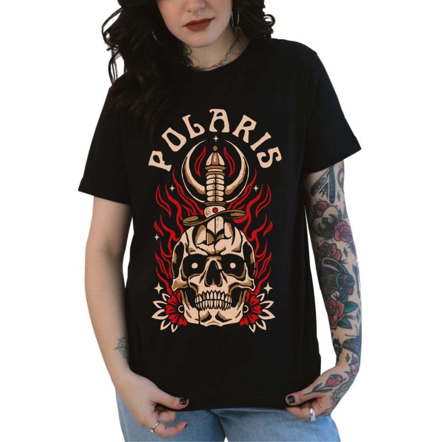 Rockwear Brasil - Baby look Polaris 5 Rockwear Preta