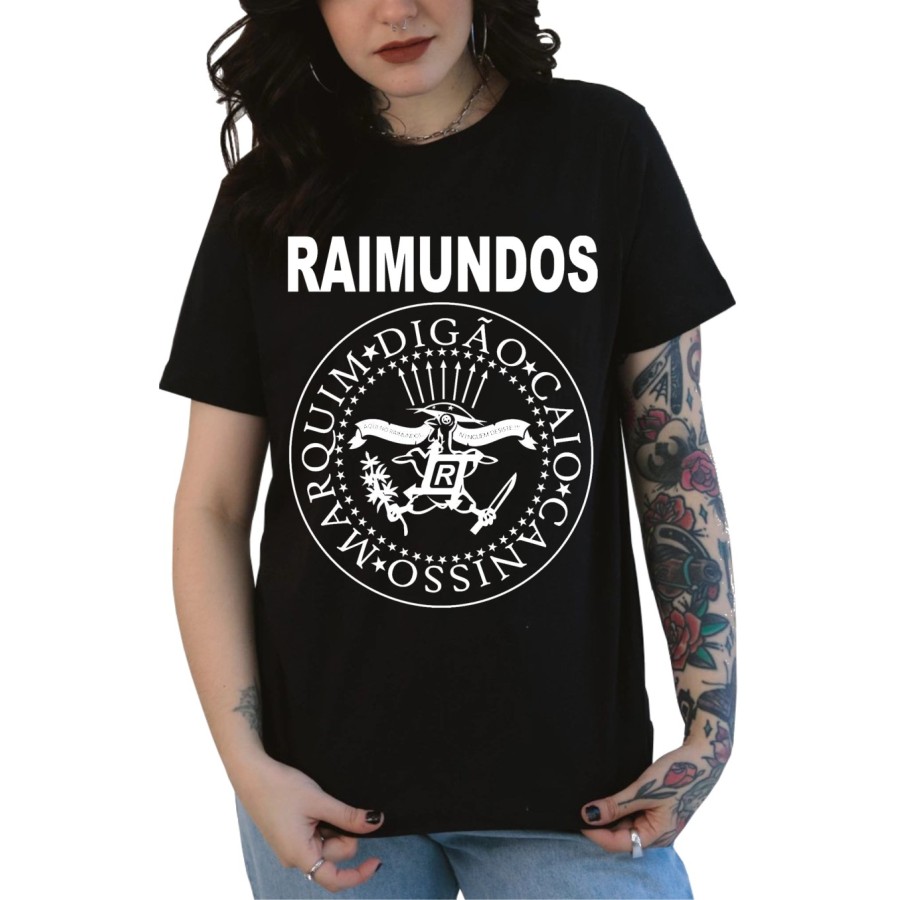 Rockwear Brasil - Baby look Raimundos Rockwear Preta