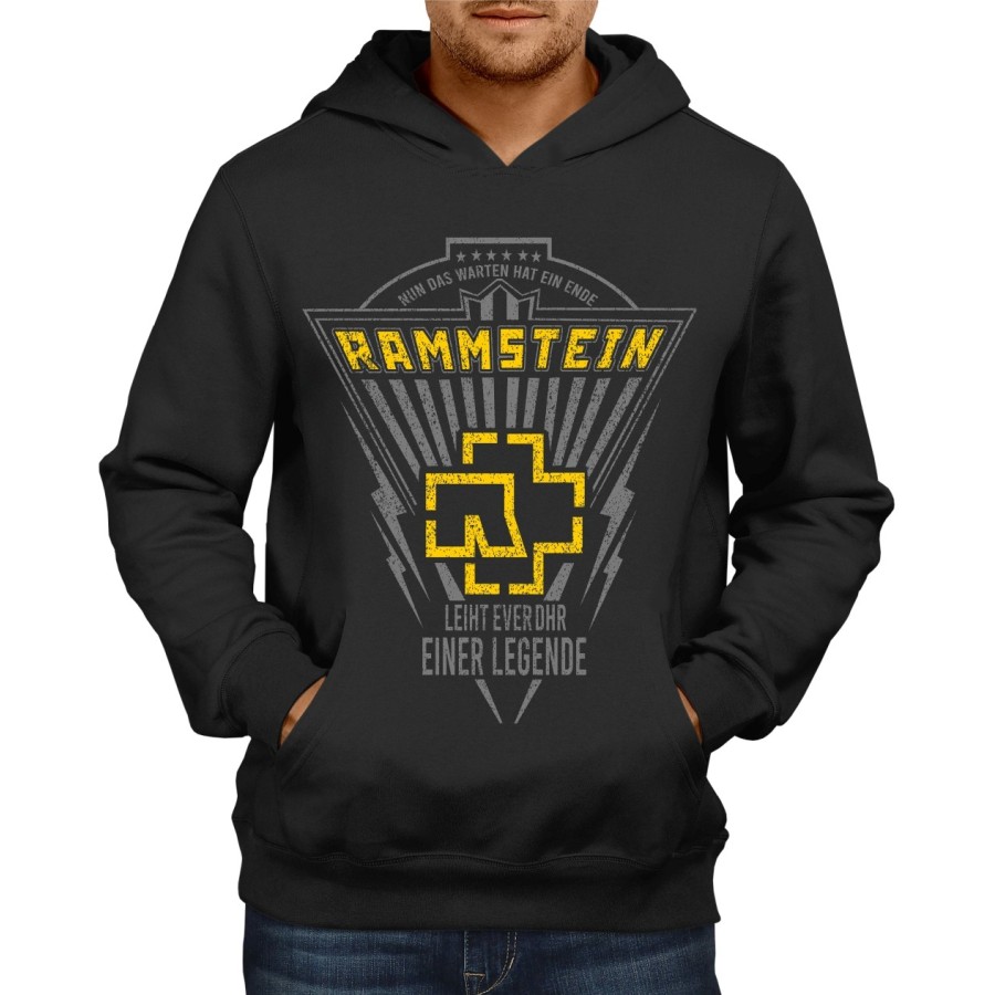 Rockwear Brasil - Moletom Rammstein 3 Rockwear Preto