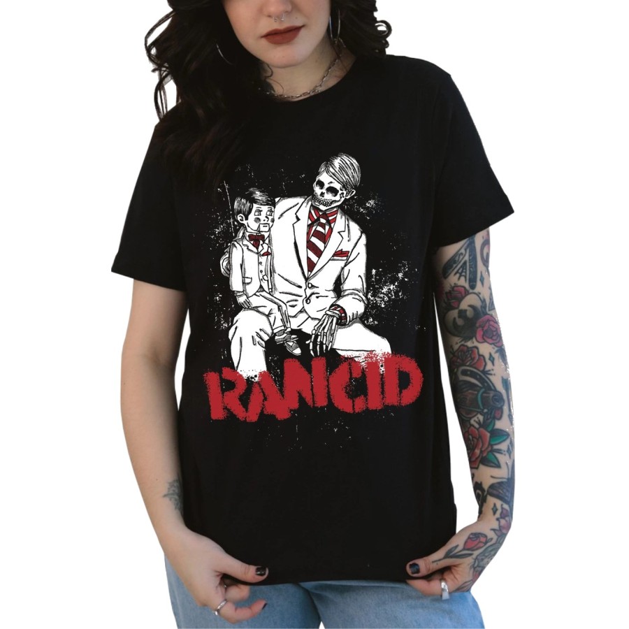 Rockwear Brasil - Baby look Rancid 3 Rockwear Preta