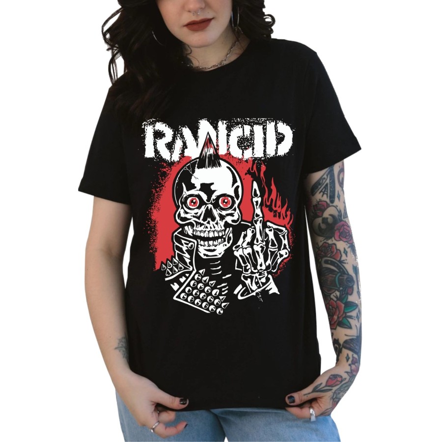 Rockwear Brasil - Baby look Rancid 4 Rockwear Preta