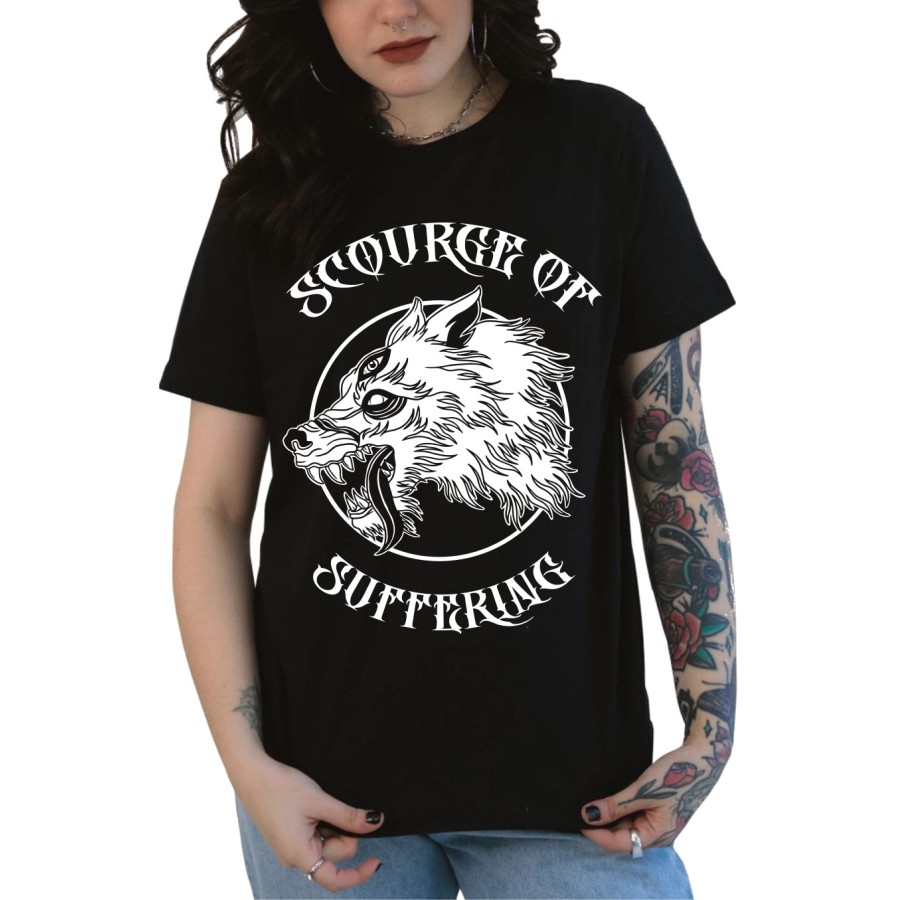 Rockwear Brasil - Baby look Scourge Of Suffering 2 Rockwear Preta