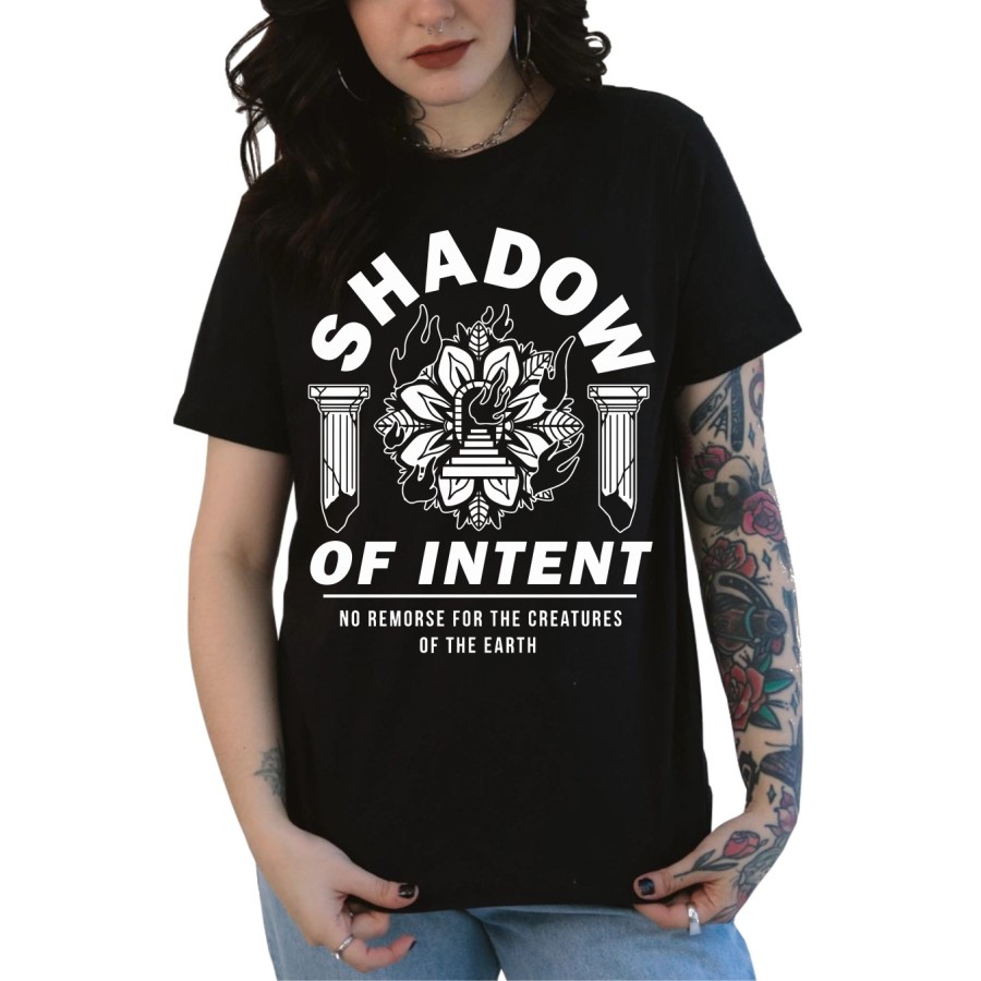 Rockwear Brasil - Baby look Shadow Of Intent 2 Rockwear Preta