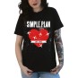 Rockwear Brasil - Baby look Simple Plan Rockwear Preta