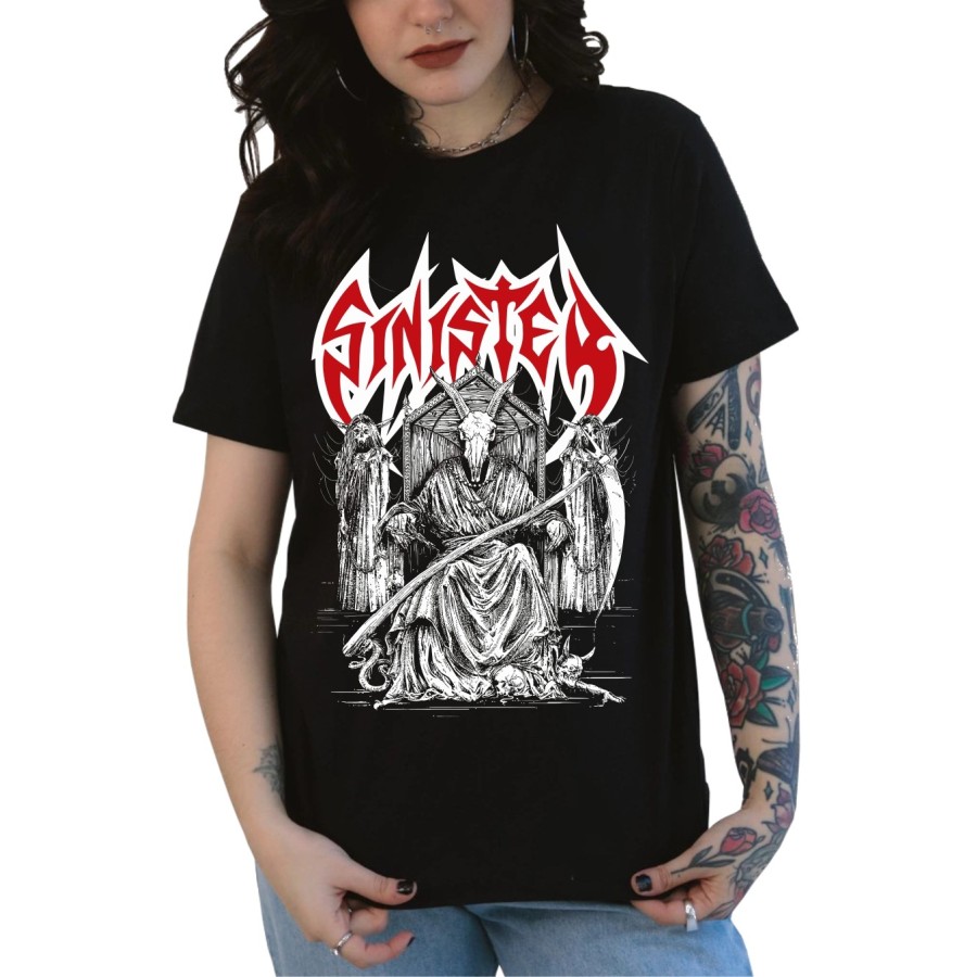 Rockwear Brasil - Baby look Sinister Rockwear Preta