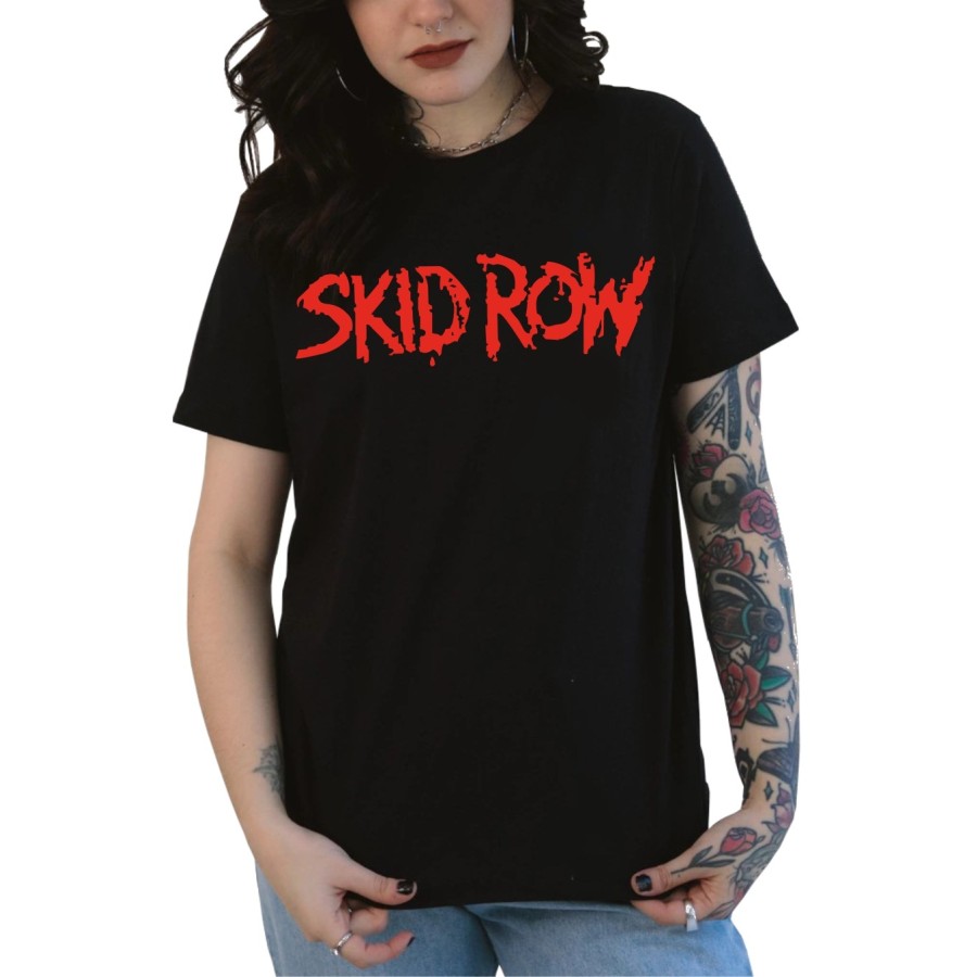 Rockwear Brasil - Baby look Skid Row Rockwear Preta