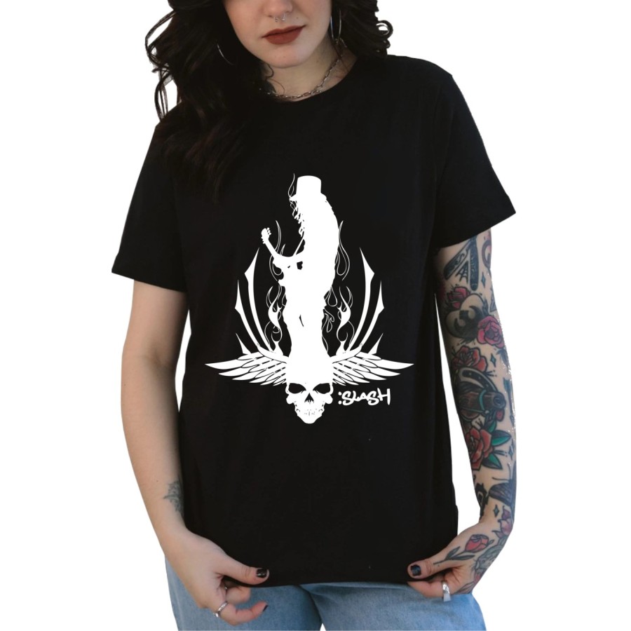 Rockwear Brasil - Baby look Slash 2 Rockwear Preta
