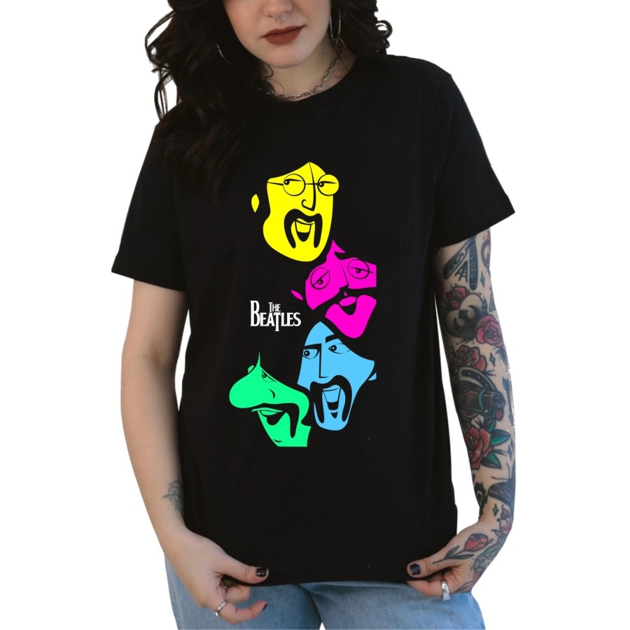 Rockwear Brasil - Baby look The Beatles 2 Rockwear Preta