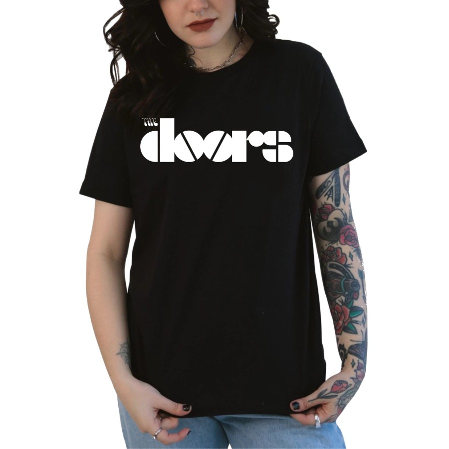 Rockwear Brasil - Baby look The Doors Rockwear Preta