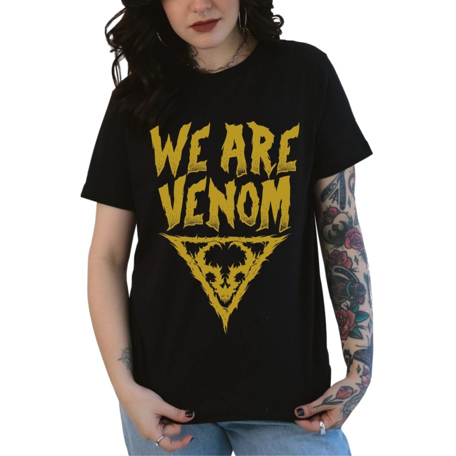 Rockwear Brasil - Baby look Vulvodynia 2 Rockwear Preta