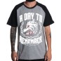 Rockwear Brasil - Camiseta Raglã A Day To Remember 2 Rockwear Preta