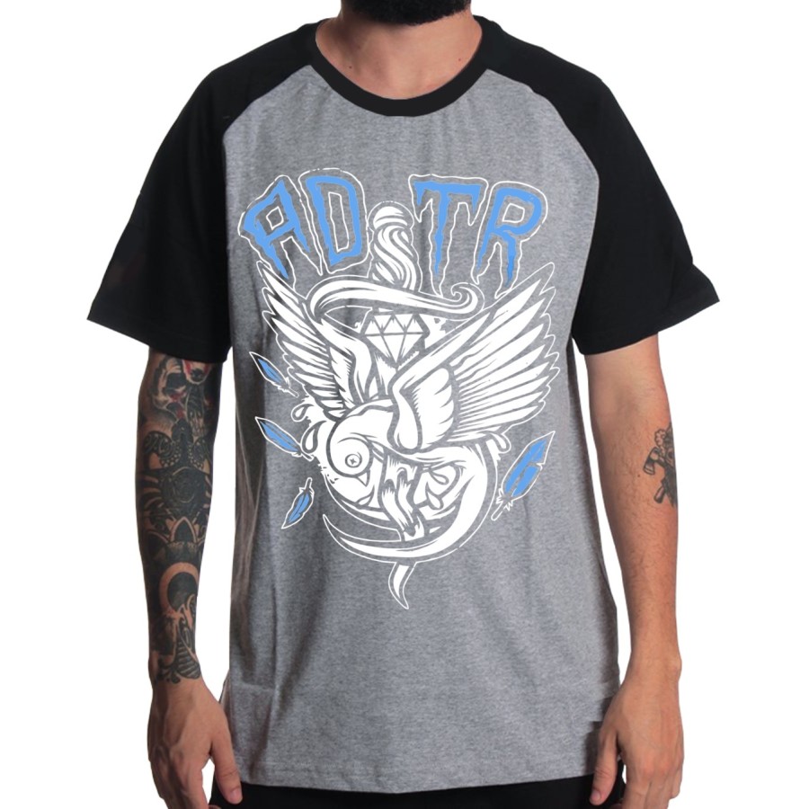 Rockwear Brasil - Camiseta Raglã A Day To Remember 4 Rockwear Preta
