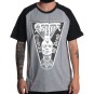 Rockwear Brasil - Camiseta Raglã Asphyx Rockwear Preta