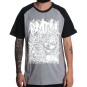 Rockwear Brasil - Camiseta Raglã Bring Me The Horizon 5 Rockwear Preta