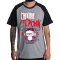 Rockwear Brasil - Camiseta Raglã Capture The Crown Rockwear Preta