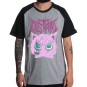 Rockwear Brasil - Camiseta Raglã Distant Rockwear Preta