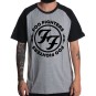 Rockwear Brasil - Camiseta Raglã Foo Fighters Rockwear Preta