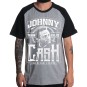 Rockwear Brasil - Camiseta Raglã Johnny Cash 2 Rockwear Preta