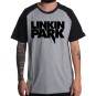 Rockwear Brasil - Camiseta Raglã Linkin Park Rockwear Preta