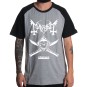 Rockwear Brasil - Camiseta Raglã Mayhem Rockwear Preta