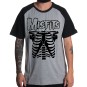 Rockwear Brasil - Camiseta Raglã Misfits 3 Rockwear Preta