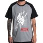 Rockwear Brasil - Camiseta Raglã Muse Rockwear Preta