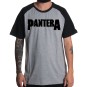 Rockwear Brasil - Camiseta Raglã Pantera 2 Rockwear Preta