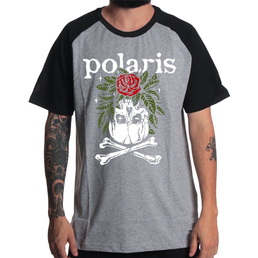 Rockwear Brasil - Camiseta Raglã Polaris 2 Rockwear Preta