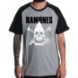 Rockwear Brasil - Camiseta Raglã Ramones 3 Rockwear Preta