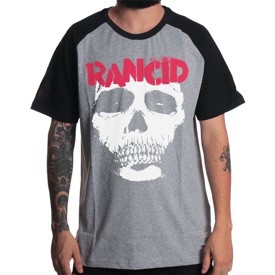 Rockwear Brasil - Camiseta Raglã Rancid 2 Rockwear Preta