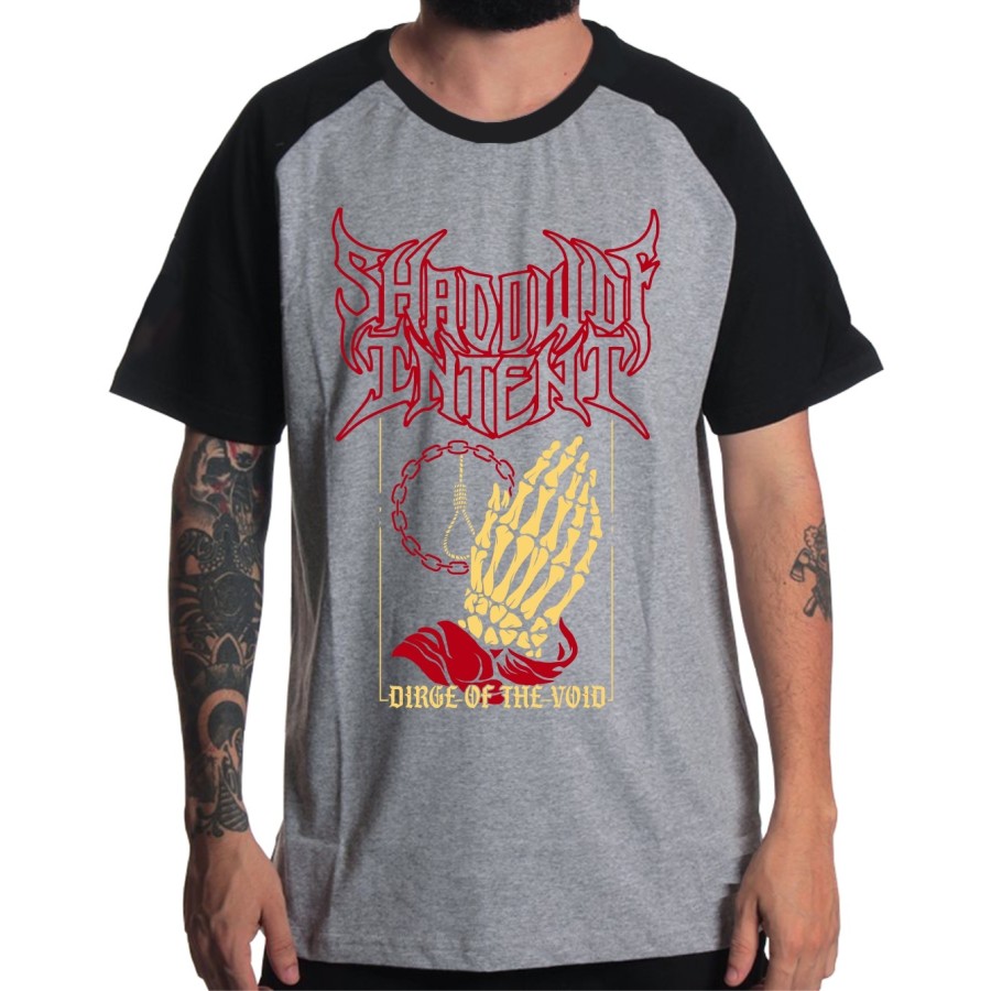 Rockwear Brasil - Camiseta Raglã Shadow Of Intent Rockwear Preta