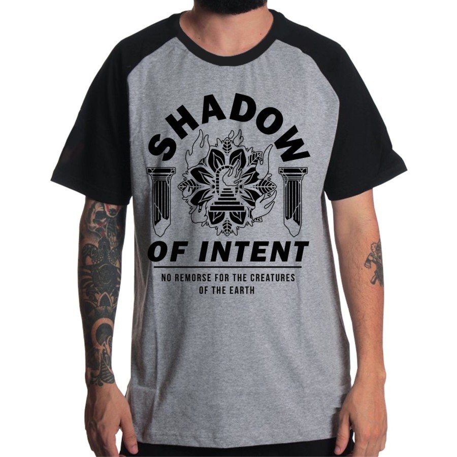 Rockwear Brasil - Camiseta Raglã Shadow Of Intent 2 Rockwear Preta