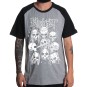 Rockwear Brasil - Camiseta Raglã Slipknot 2 Rockwear Preta