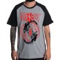 Rockwear Brasil - Camiseta Raglã Slipknot 5 Rockwear Preta