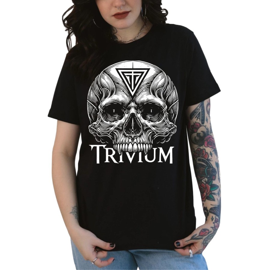 Rockwear Brasil - Baby look Trivium Rockwear Preta