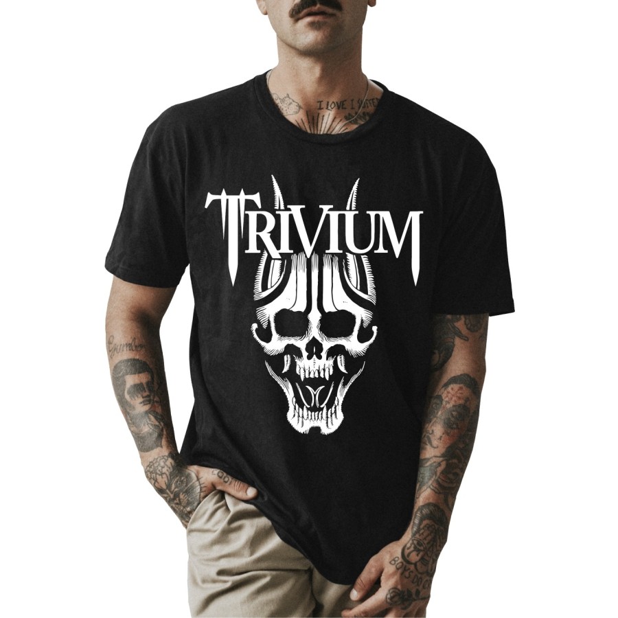 Rockwear Brasil - Camiseta Trivium 3 Rockwear Preta